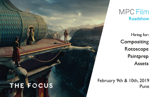 MPC Film Talent Roadshow, In Pune india on 9th & 10th February 2019