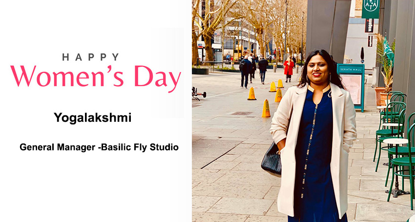 Women’s Day Special Interview with-Yogalakshmi General Manager -Basilic Fly Studio