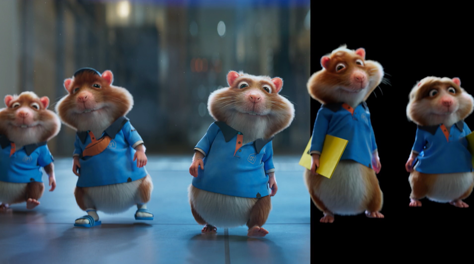 Hamsters for Albert Heijn VFX Breakdown