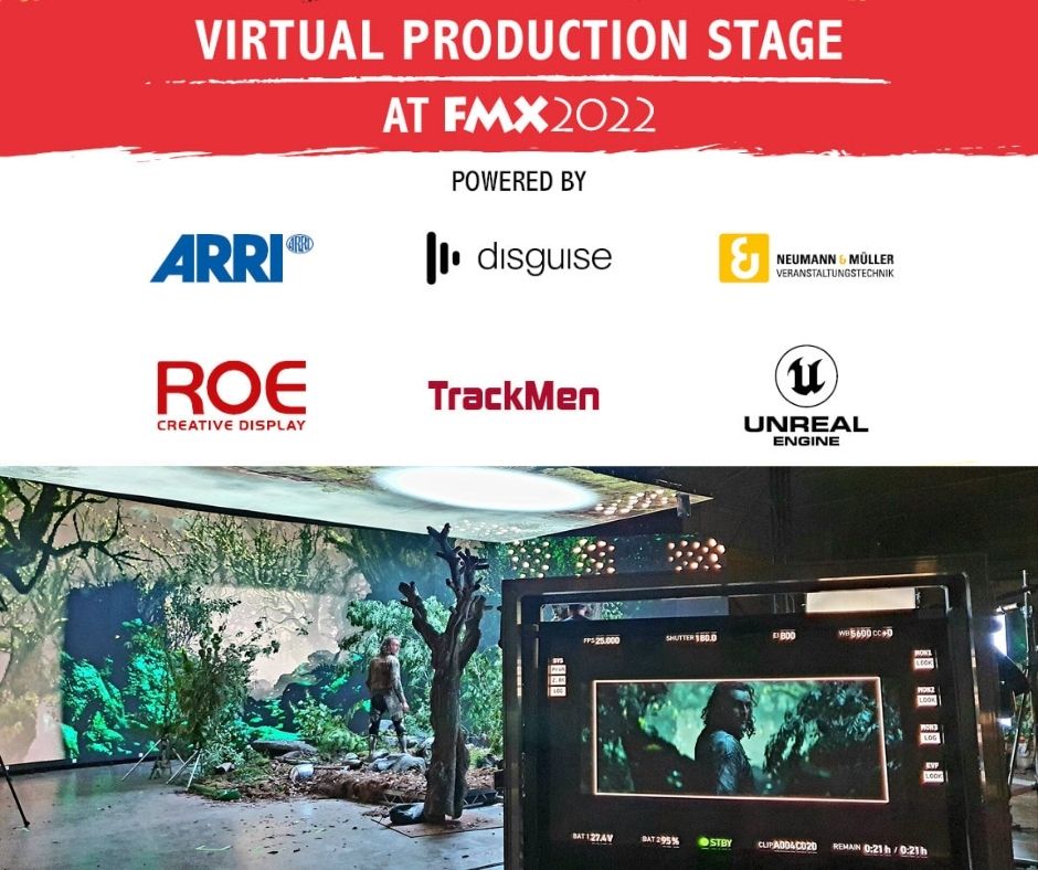 Virtual Production stage at FMX 2022