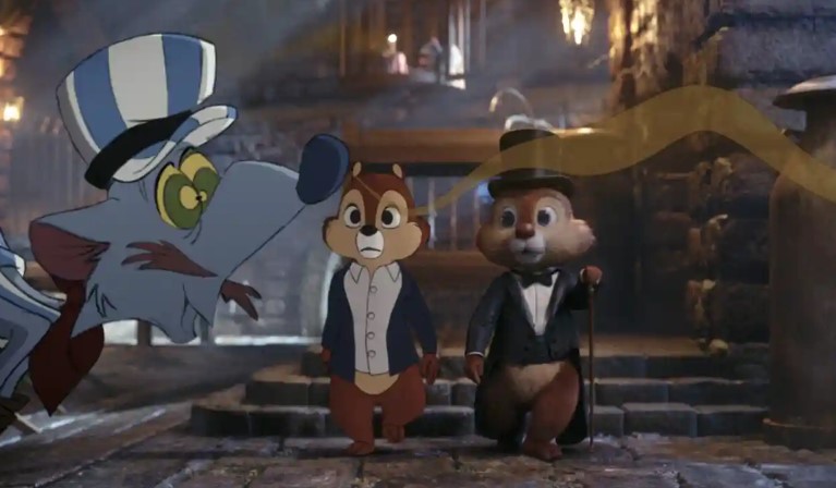 LIVE-ACTION MEETS CARTOON ANIMATION AND PHOTO-REAL CGI FOR THE NEW CHIP ‘N DALE: RESCUE RANGERS FILM FROM DISNEY+ AND MPC